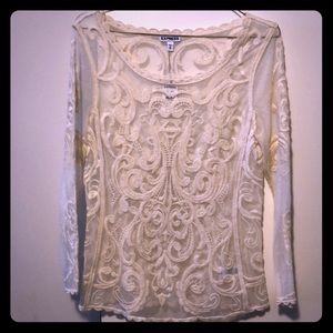 NWT Express Cream Top